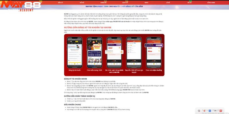 Khuyến mãi May88 ưu đãi cực hấp dẫn