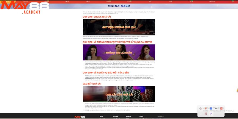 May88 có hệ thống bảo mật cực tốt